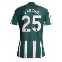 Manchester United Jadon Sancho #25 Fußballbekleidung Auswärtstrikot 2023-24 Kurzarm